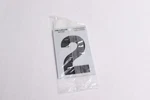 (6-PK) Hillman Self-adhesive #2 Black/silver 3" 840782. Fixed Price $6.97.