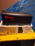 Gibraltar Mailboxes Parsons Classic Plastic Post Mount Black Rust-proof. Fixed Price $29.99.