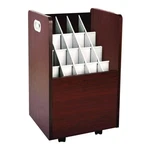 Adiroffice ALHI624MA 20-SLOT Mobile Rolling Wood Blueprint Storage Cabinet Ro.... Fixed Price $173.38.