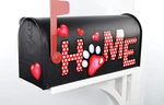 Mailbox Magnet Partial Cover Home Floral Dog Paw Print Red Hearts & Daisy. Fixed Price $10.95.