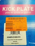 Lot Schlage SC8400PA 28 8" X 34" Satin Aluminum Door Kick Plate 1 -no Screws. Fixed Price $24.99.