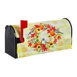Fall Wreath And Chickadees Evergreen Mailbox Cover 56645. Fixed Price $11.99.