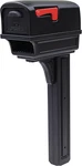Gentry Plastic, Dual Access, Mailbox And Post Kit, GGC1B00AM, Black, Large Capac. Fixed Price $106.36.