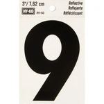 Hy-ko Vinyl 3 In. Reflective Adhesive Number Nine RV-50-9 Pack Of 10. Fixed Price $16.10.