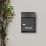 Wall-mount Mailbox Durable Galvanized Iron, Secure Lock, Modern Design,. Fixed Price $32.12.