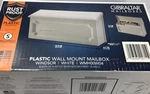 Gibraltar Mailboxes Windsor Medium Capacity Rust-proof Plastic White, Wall-mount. Fixed Price $25.00.