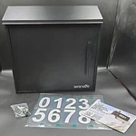 Serenelife Locking Outdoor Wall Mailbox Black New W/ Keys Easy Install Letters. Fixed Price $48.99.
