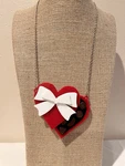 Black Heart Creatives Layered Acrylic Box Of Chocolates Necklace. Fixed Price $89.99.