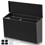 Yaocom Locking Wall Mount Mailbox For Outside 15. 35 9. 45 3. 94 Inch Lar.... Fixed Price $44.79.