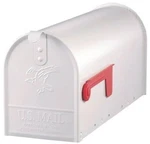 New Solar E1100W00 White Heavy Duty Metal Standard Rural Mailbox Usa 0143354. Fixed Price $19.49.