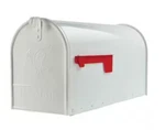 Gibraltar Mailboxes Elite Large Capacity Galvanized Steel White, Post-mount. Fixed Price $29.69.