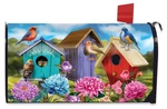Briarwood Lane Colorful Birdhouses Spring Large Oversized Mailbox Cover. Fixed Price $19.95.