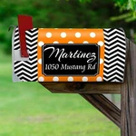 Vwaq Custom Mailbox Cover Fully Magnetic Plaid And Polka Dots - PMBM8. Fixed Price $21.99.