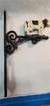 Cast Iron Cow Wall Bracket / Post Mount Metal Garden Decoration. Fixed Price $21.24.