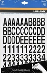 Hillman 847212 1-INCH Die-cut Letters/numbers Kit, Black. Fixed Price $8.09.
