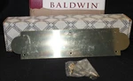 Baldwin Hardware Door Push Plate 2265-030 Arched Polished Brass 3.5 X 15 New!!. Fixed Price $35.95.