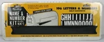 Steel City Name And Mailbox Kit 196 Letters / Numbers NK-1. Fixed Price $19.99.