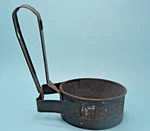 Antique Metal Prim Candle Lantern Lamp Holder Wall Mount Red Pattern. Fixed Price $19.99.