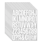 10 Sheets 500 Pcs Vinyl Letter Stickers, 2 Inch Self-adhesive Alphabet Number.... Fixed Price $14.37.