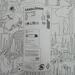 Coloring Paper Roll Animals Vegetation Savannah 394" Ikea Sandlopare 406.042.63. Fixed Price $9.99.