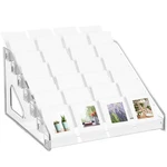 7 Tier Acrylic Card Display Stand For Vendors Retail, 12 Inch Versatile Displ.... Fixed Price $20.54.
