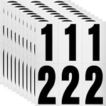 60 Numbers, Reflective Adhesive Mailbox 3.3*1.8, Silver. Fixed Price $17.18.
