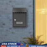 Wall Mount Rectangular Locking W/ 2 Keys Black Residential. Fixed Price $28.06.
