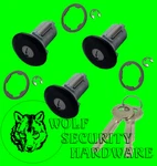 Ford Bronco Ii 84-90 Front Door & Rear Lock Cylinder Set Black 2 Keys. Fixed Price $109.96.