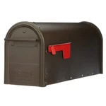 Franklin Bronze, Medium, Steel, Post Mount Mailbox. Fixed Price $18.46.