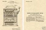 Us Patent For Slot Machine Art Print Ready To Frame!!!! Las Vegas Game Room. Fixed Price $9.95.