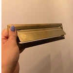 Brass Metal Door-mounted Mail Slot Letter Plate, Non-locking Residential. Fixed Price $24.99.