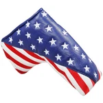 Shiping Blade Golf Putter Usa Flag Stars Magnet Closure Headcover. Fixed Price $16.99.