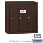Salsbury Vertical Mailbox - 3 Doors Bronze Surface Mounted Usps Access. Fixed Price $454.59.