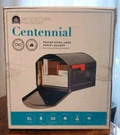 Architectural Post Mount Mailbox Extra Large Galvanized Steel Non-locking Pewter. Fixed Price $44.96.