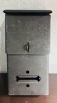 Vintage Metal Wall Mounted Mail Box With Letter Slot Fulton P.n. Co. Fixed Price $39.00.