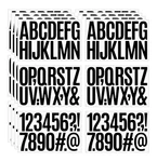 24 Sheets 384 Pcs Vinyl Letter STICKERS,3 Inch Self-adhesive Alphabet Numbers.... Fixed Price $15.77.