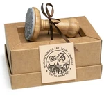 Address Stamp Pigeon Post Dove Mail Above Town Personalized, Special Gift Box. Fixed Price $44.50.