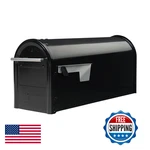 Architectural Mailboxes Franklin Post Mount Black Silver Accents. Fixed Price $77.71.