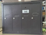 Salsbury Industries 4 Door Wall Mounted Apartment Mailbox. Fixed Price $329.99.