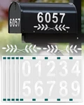 5 Sets 3 Inch Mailbox For Outside, Reflective House Numbers, 0-9 Vinyl. Fixed Price $9.36.