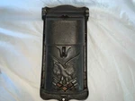 Rare Antique Early 1900'S Cast Iron House Mailbox Eagle & Crossed Flags. Fixed Price $149.99.