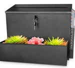 Mdymnrch Wall Mount Mailbox Locking Decor Shelf & Outgoing Slot .... Fixed Price $40.00.