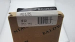 Baldwin Package Sized Spring Tension Brass Letter Box Plate Satin Black 0014190. Fixed Price $42.86.