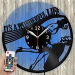 Led Clock It's Wonderful Life Light Vinyl Record Wall 4549. Fixed Price $48.32.