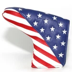 Shiping Blade Golf Putter Usa Flag Stars Magnet Closure Headcover. Fixed Price $17.99.