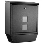 Wall Mount Locking With Newspaper Holder, Rainproof Galvanized. Fixed Price $49.99.