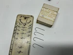 6 Variants Of Antique T.h.bates Aberdeen Spring Steel Round Bend Blind Eye Hooks. Fixed Price $6.00.