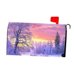 Winter Mailbox Covers Magnetic Snowflake 18 21 Inch Light Purple. Fixed Price $22.52.