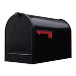 Stanley Black Extra Large Steel Post Mount Mailbox. Fixed Price $65.99.