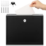 Metal Donation Box Suggestion With Slot And Lock-cash For Money-waterproo.... Fixed Price $42.69.